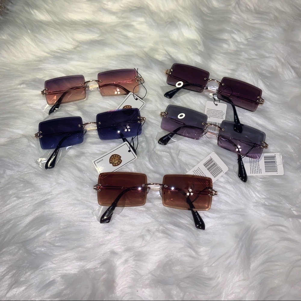 Boho Inspired Rimless Sunglasses 🕶